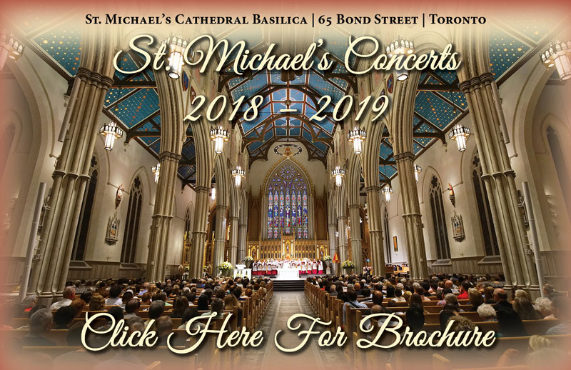 St. Michael's Concerts Brochure 2018