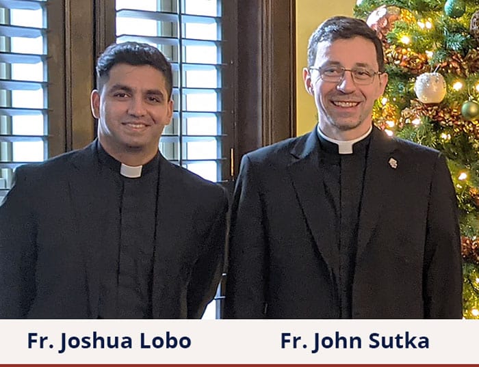 Fr Lobo and Fr Sutka