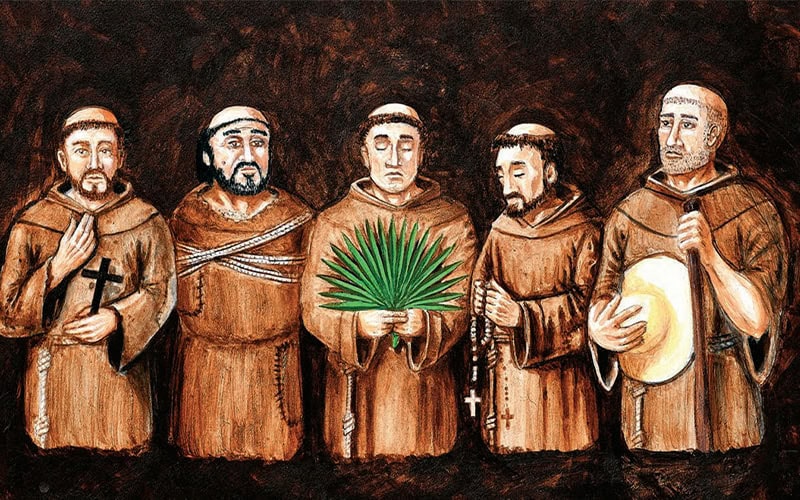 An image of the Five Georgia Martyrs